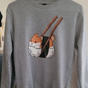 corgi sushi sweater